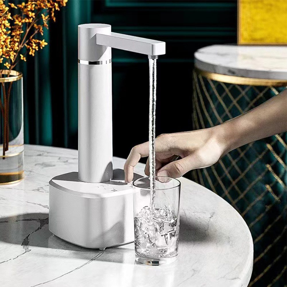 電気水ガロンポンプ自動ウォーターディスペンサースマートテーブル水ボトルポンプ 1800mA 充電式飲料水マシン