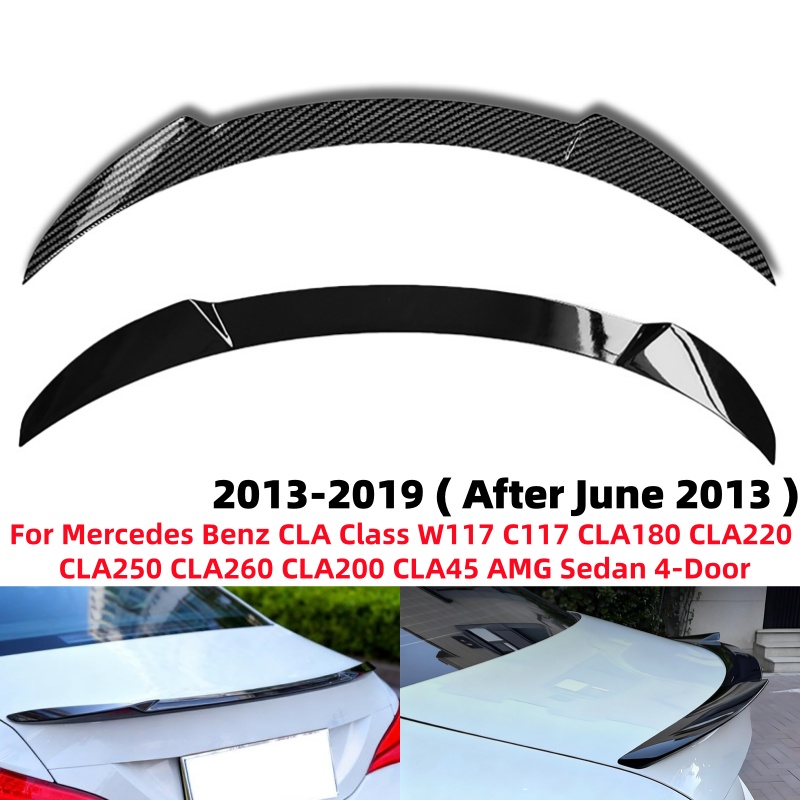 ABS トランクリップウイングスポイラーアクセサリーメルセデスベンツ W117 C117 CLA180 CLA220 CL​​A250 CLA260 CLA200 CLA45 AMG セダン 2014-2019
