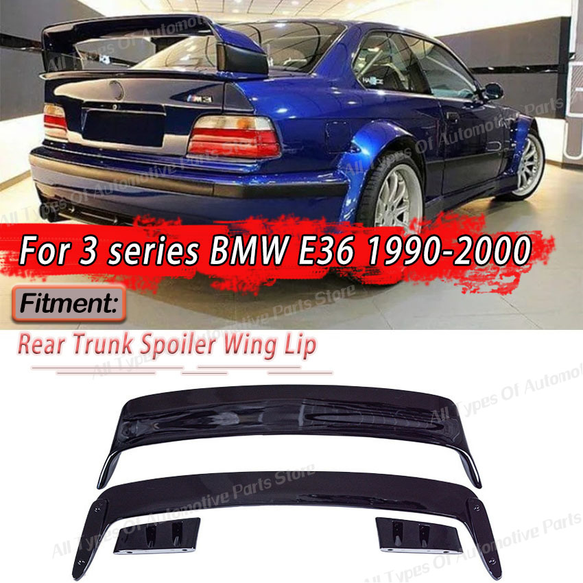 リアトランクスポイラーウイングリップ 3 シリーズ BMW E36 1990-2000 GT セダン修理されたテールフィン車の外装アクセサリーボディキットチューニング