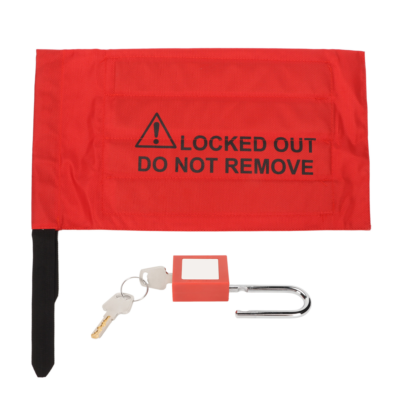Tagout ロック耐摩耗性書き込み可能ラベル高セキュリティ安全南京錠 38 ミリメートルシャックル PVC バッグ付き産業用電気機器