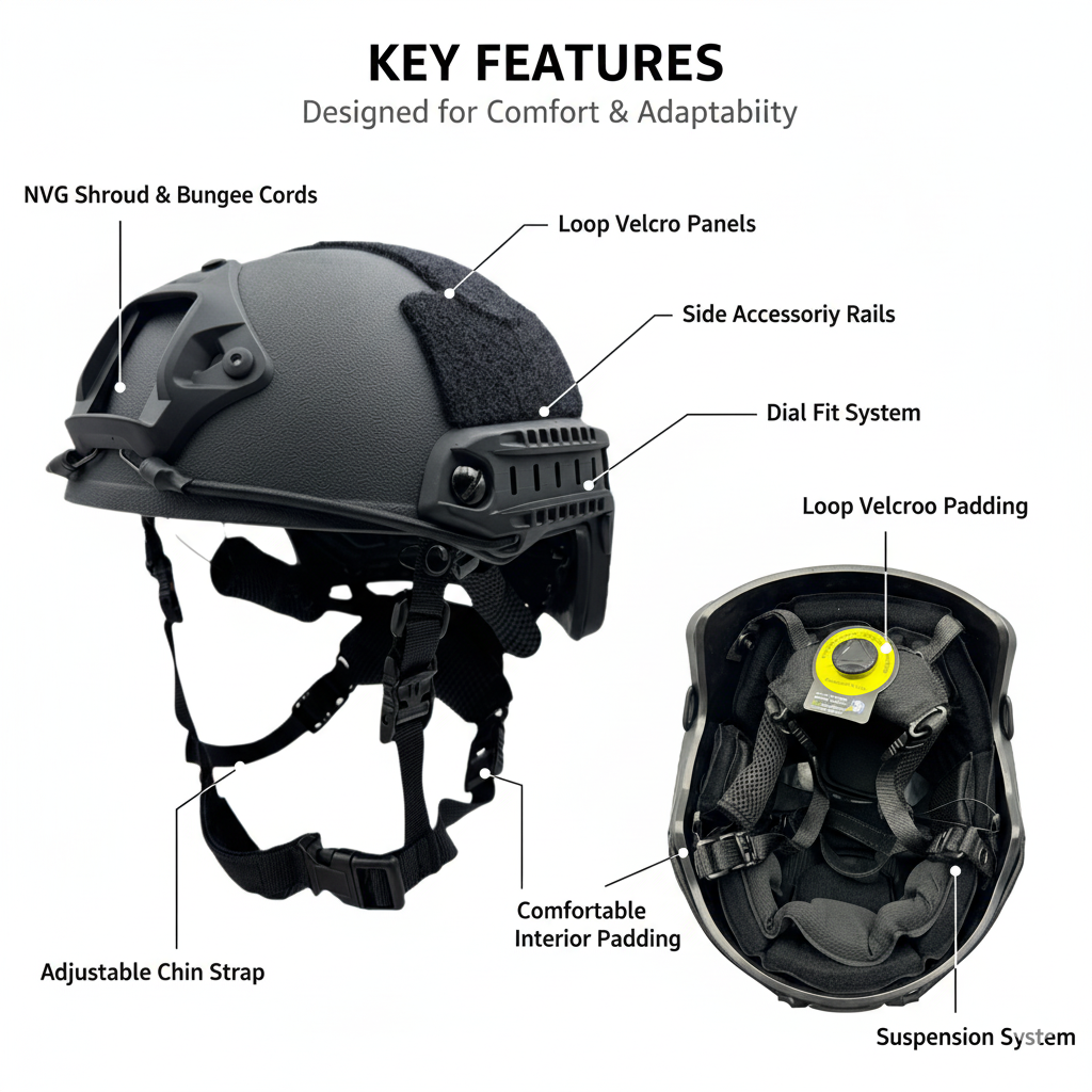 5mmウェンディーズヘルメットファストヘルメット、厚手タイプ、保護安全ヘルメット、屋外狩猟用に調整可能、CSスポーツ自転車等