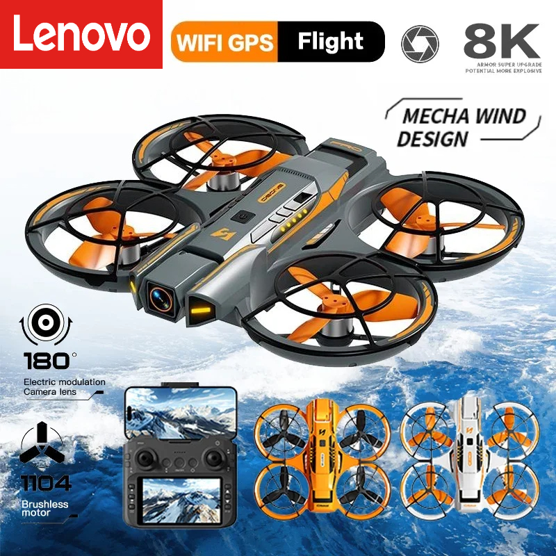 レノボ A21Pro ミニドローン 8K GPS プロフェッショナル HD 航空写真リモートコントロール航空機 5G HD カメラ Quadcopter おもちゃ UAV