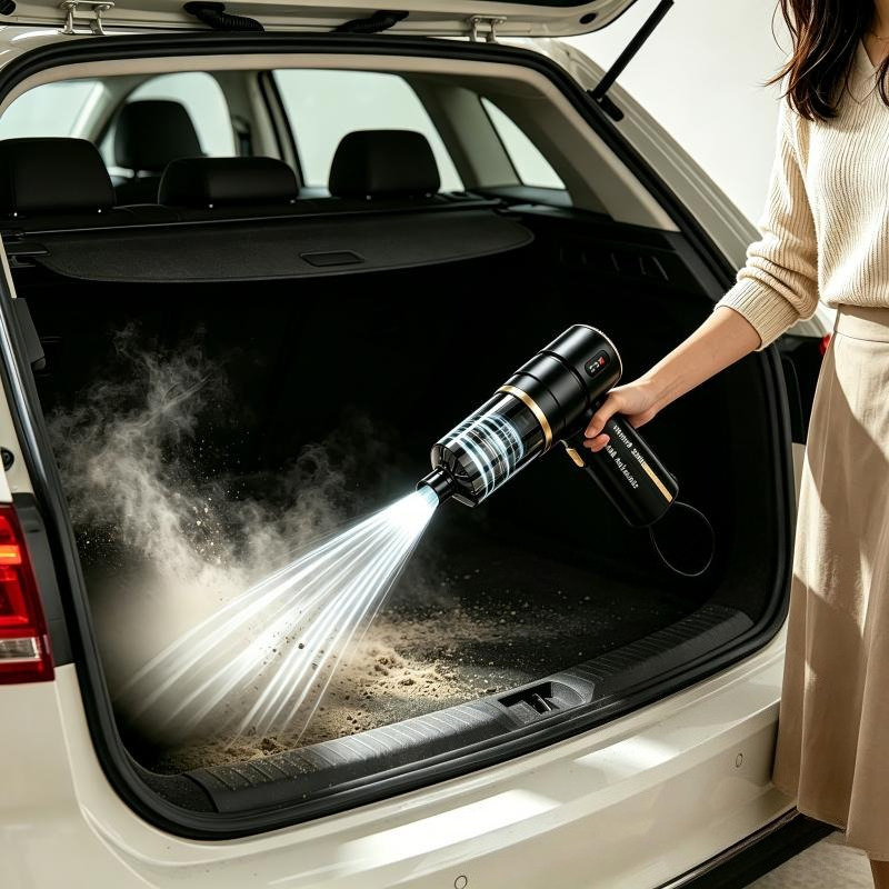 車の掃除機ハイパワーポータブルハンドヘルドワイヤレスブラシレスモーター洗浄機家電用強力エアダスター
