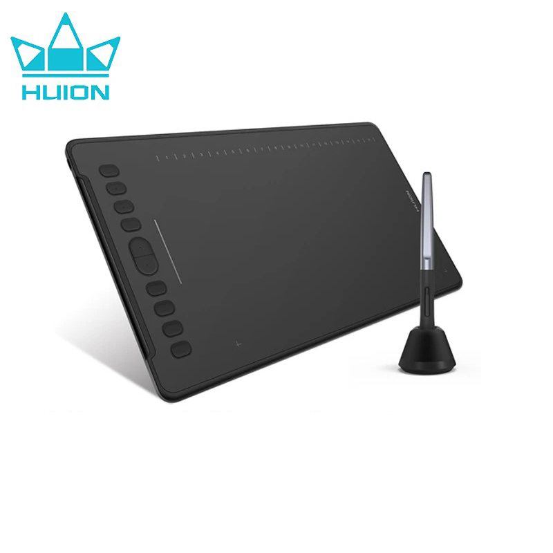 HUION Inspiroy H640P 描画タブレット グラフィック ペン タブレット 8192 圧力レベル付き バッテリー不要のデジタル スタイラス USB-C OTG 付き