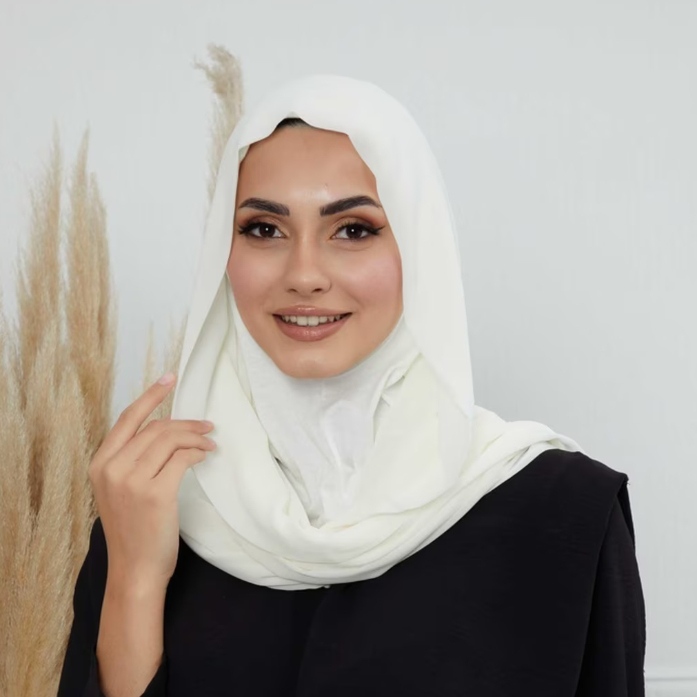 プレミアムシフォンヒジャーブスカーフマレーシアヒジャーブショールスカーフ女性ソリッドカラーヘッドラップ Tudung Bawal