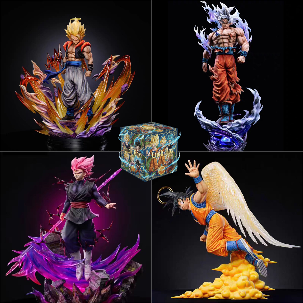 ドラゴンボールミステリーブラインドボックス限定版アニメフィギュア像グッズモデルサプライズおもちゃ DBZ 愛好家のため