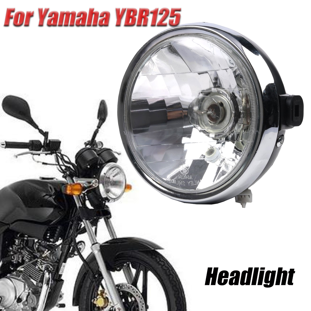オートバイラウンドヘッドランプクラシックラウンドヘッドライトヤマハ YBR125 YBR 125 JYM-K-G