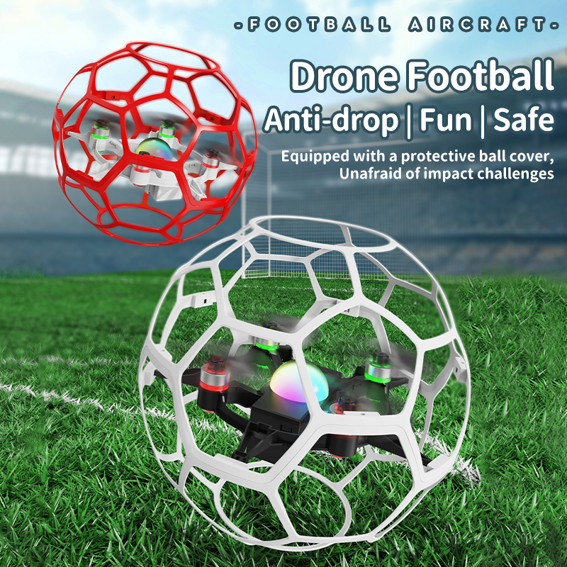 LYZRC L6 2.4 グラム RC サッカードローン 3D 完全保護圧力高度ブラシレスリモコン Quadcopter 子供のギフト用