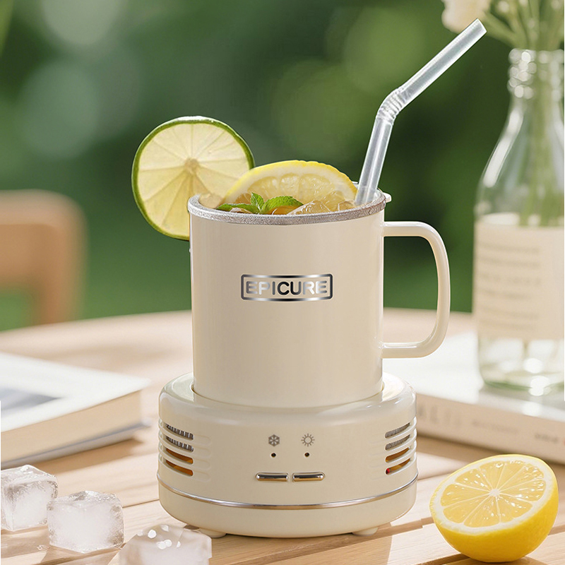 2 in 1 冷却カップ加熱カップ飲料コーヒーマグウォーマークーラー家庭用車 55 °C 恒温カップ急速冷却カップ