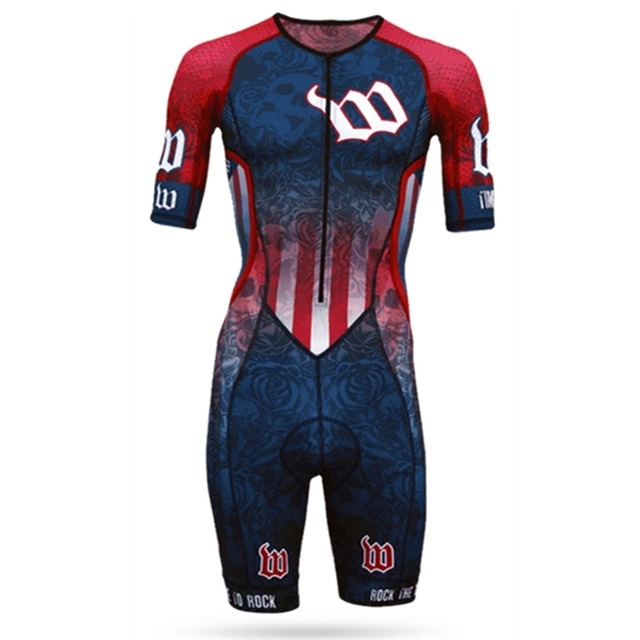 Wattie インクプロフェッショナルトライアスロンジャンプスーツスーツホット販売カスタムデザイントライ服昇華通気性半袖スーツ