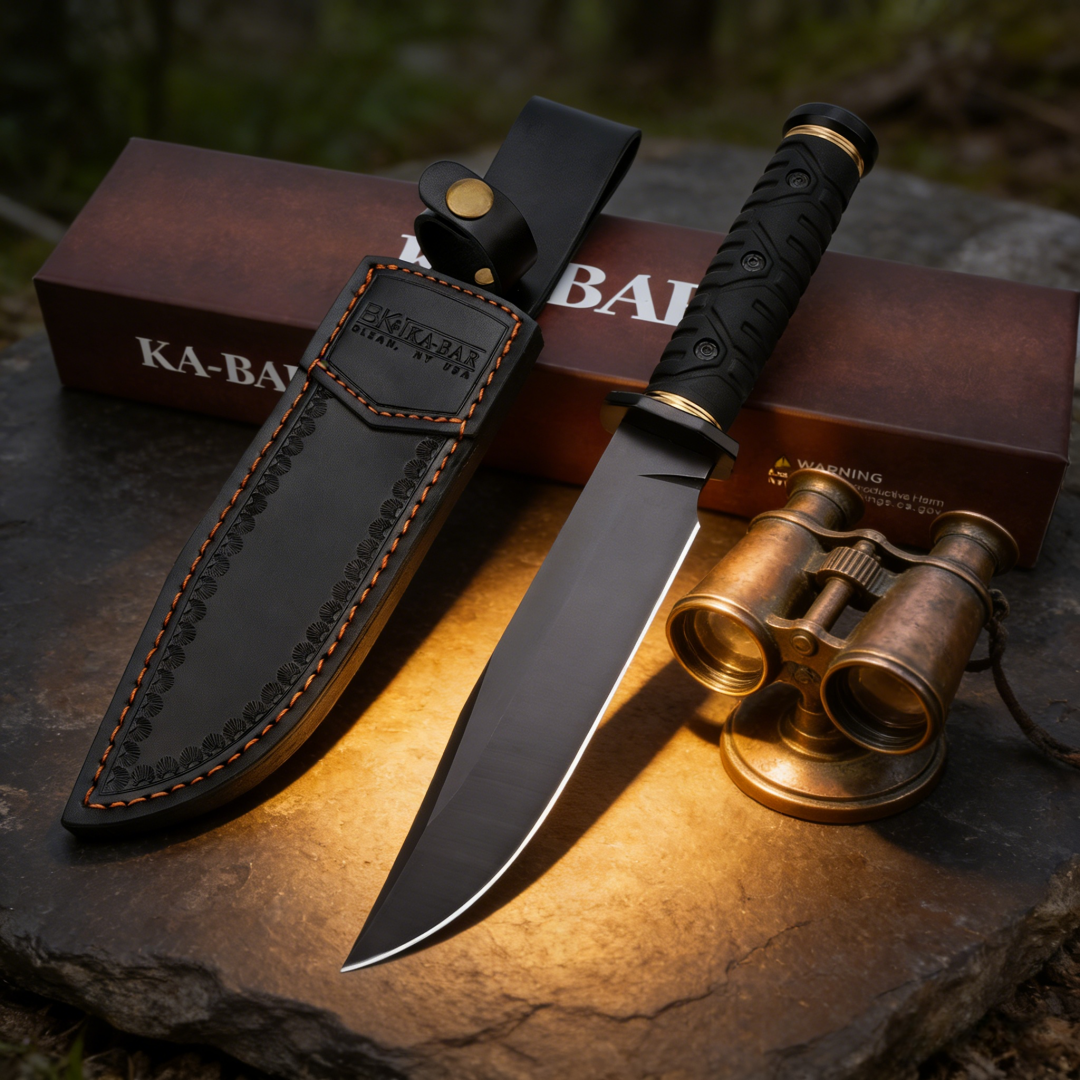 KA-BAR、森林ハンターのツール、ジャングルの障害物を取り除くナイフ、アウトドアキャンプや探検用のアウトドアナイフ