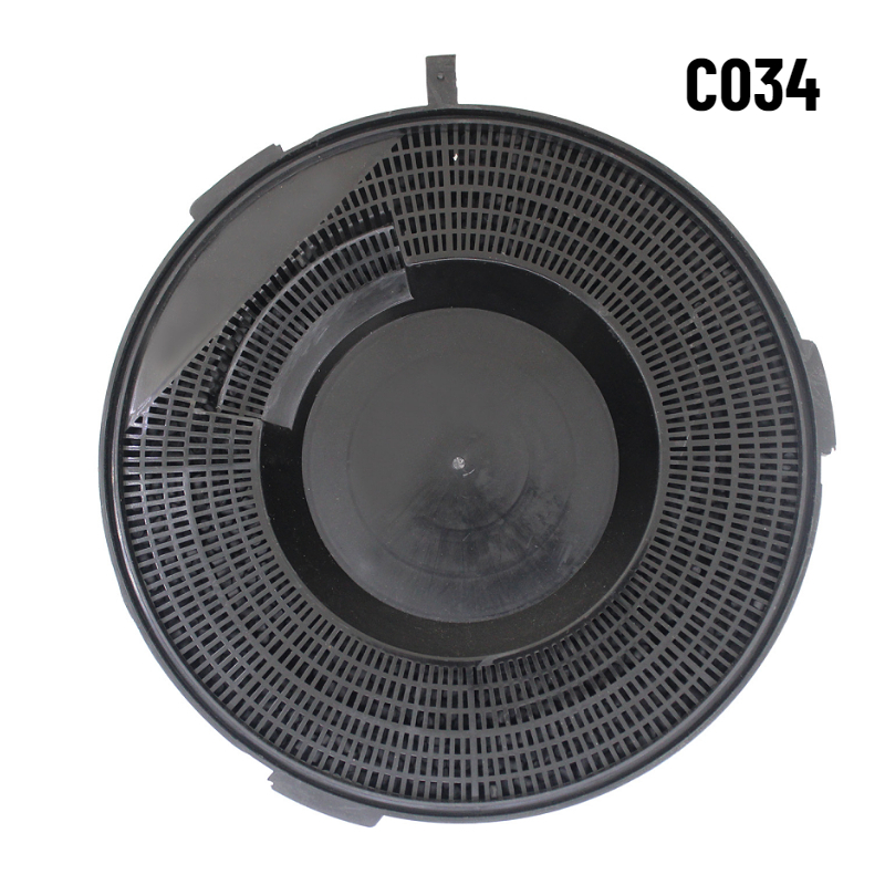 1 個レンジフードカーボンフィルター C034 キッチン壁掛けレンジフードダクトレス換気交換用炭ベントフィルター