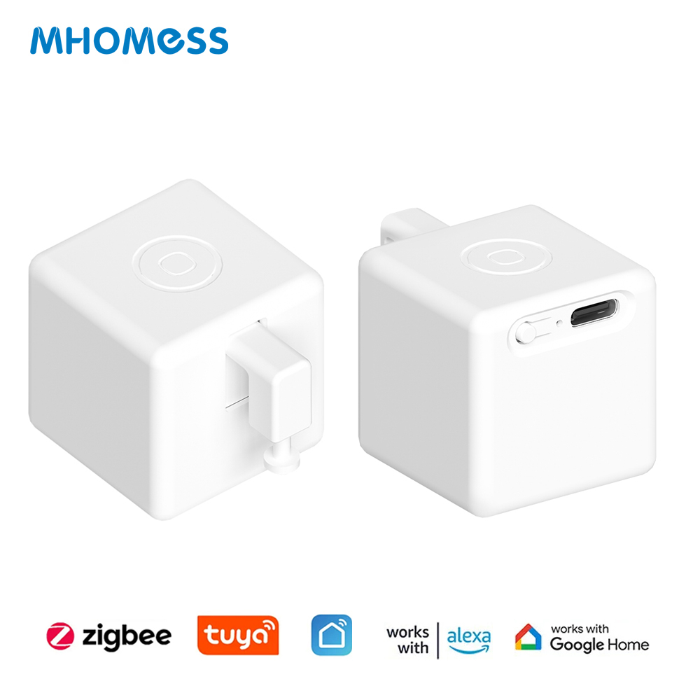 Tuya Zigbee スマート タッチ フィンガーボット プラス タイプ C 充電式ロボット ボタン プッシャー アーム スイッチは Alexa Google ホーム アリスで動作します