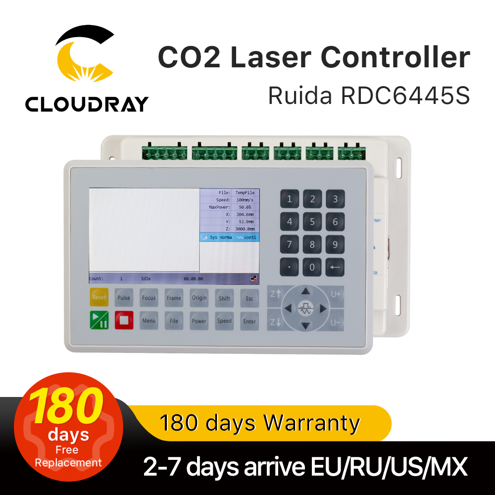 Ruida RDC6445 RDC6445G RDC6445S コントローラー Co2 レーザー彫刻切断機アップグレード RDC6442 RDC6442G