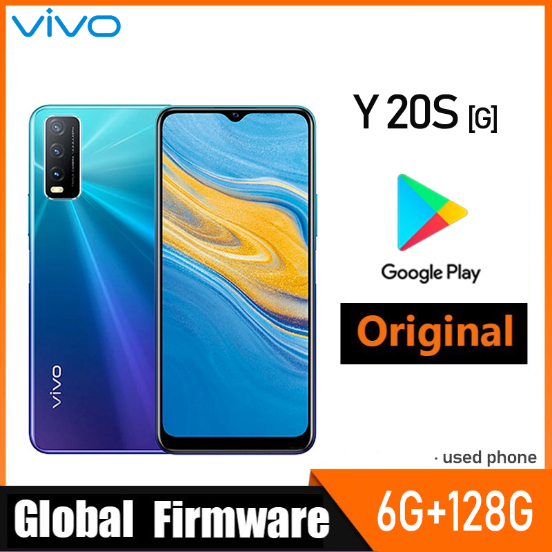 VIVO Y20S[G] スマートフォン グローバル ファームウェア MTK Helio G80 6GB128GB Android 11 5000mAh 720x1600px Funtouch 11 6.51 インチ中古携帯電話