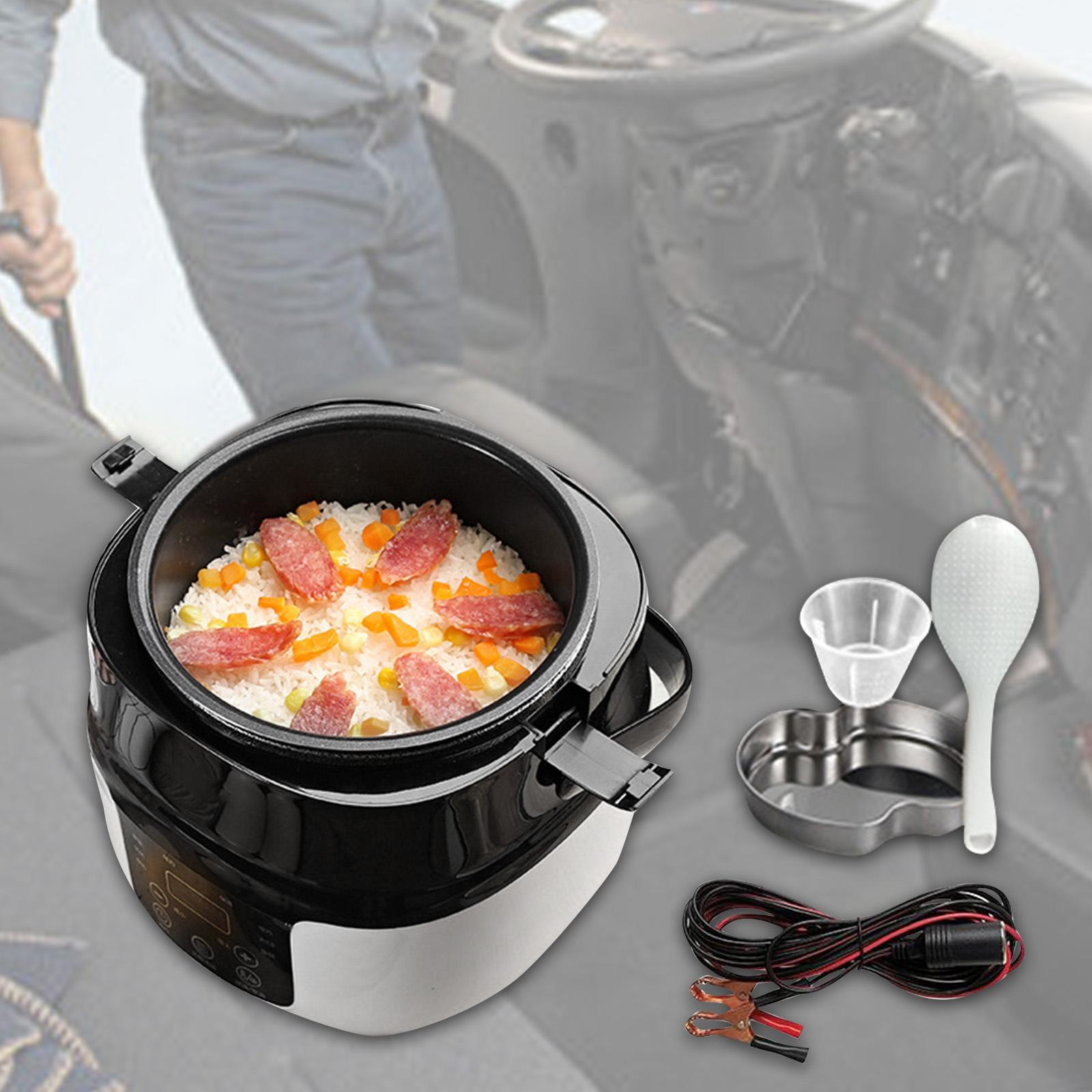 車用 2L ミニトラベル炊飯器 12V 24V 炊飯器多機能 7.8x7.8