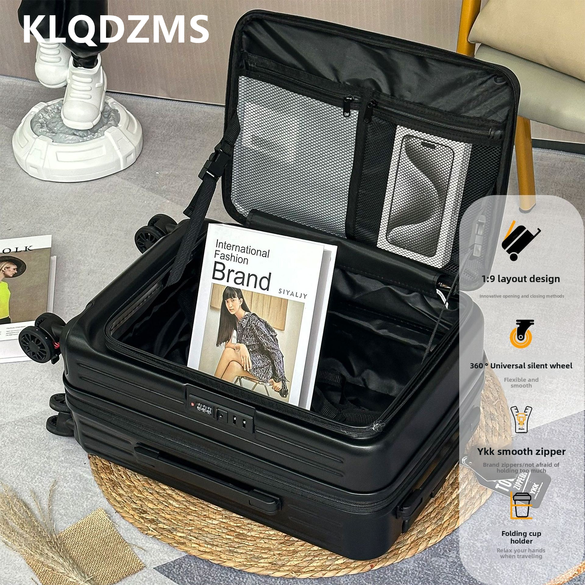 KLQDZMS 新しい荷物 20 インチ搭乗ボックス 22"24"26"28"30"32 インチ大容量トロリーケースユニバーサルホイールスーツケース