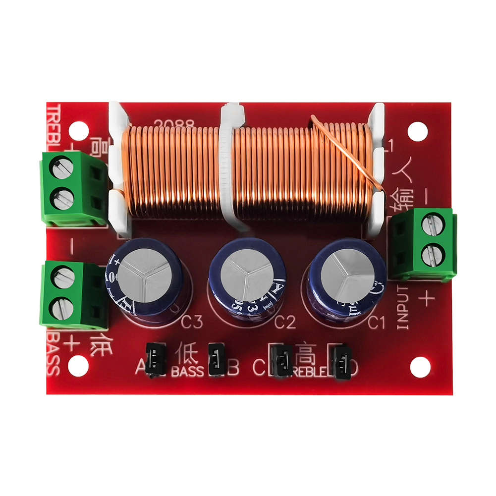 YLY-2088 2 ウェイ クロスオーバー フィルター モジュール 400W HiFi スピーカー アップグレード ボード オーディオ周波数分周器 フルレンジ 高音低音