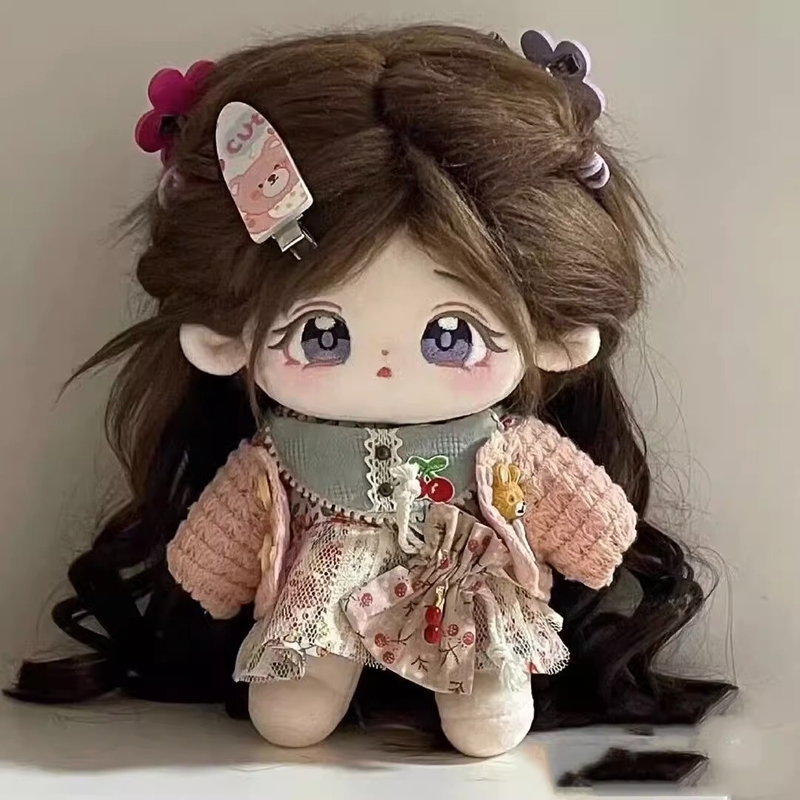 20 センチメートルかわいいアイドル人形ぬいぐるみプリンセス人形ぬいぐるみフィギュアおもちゃ綿ベビーぬいぐるみのおもちゃ服ファンコレクションギフト