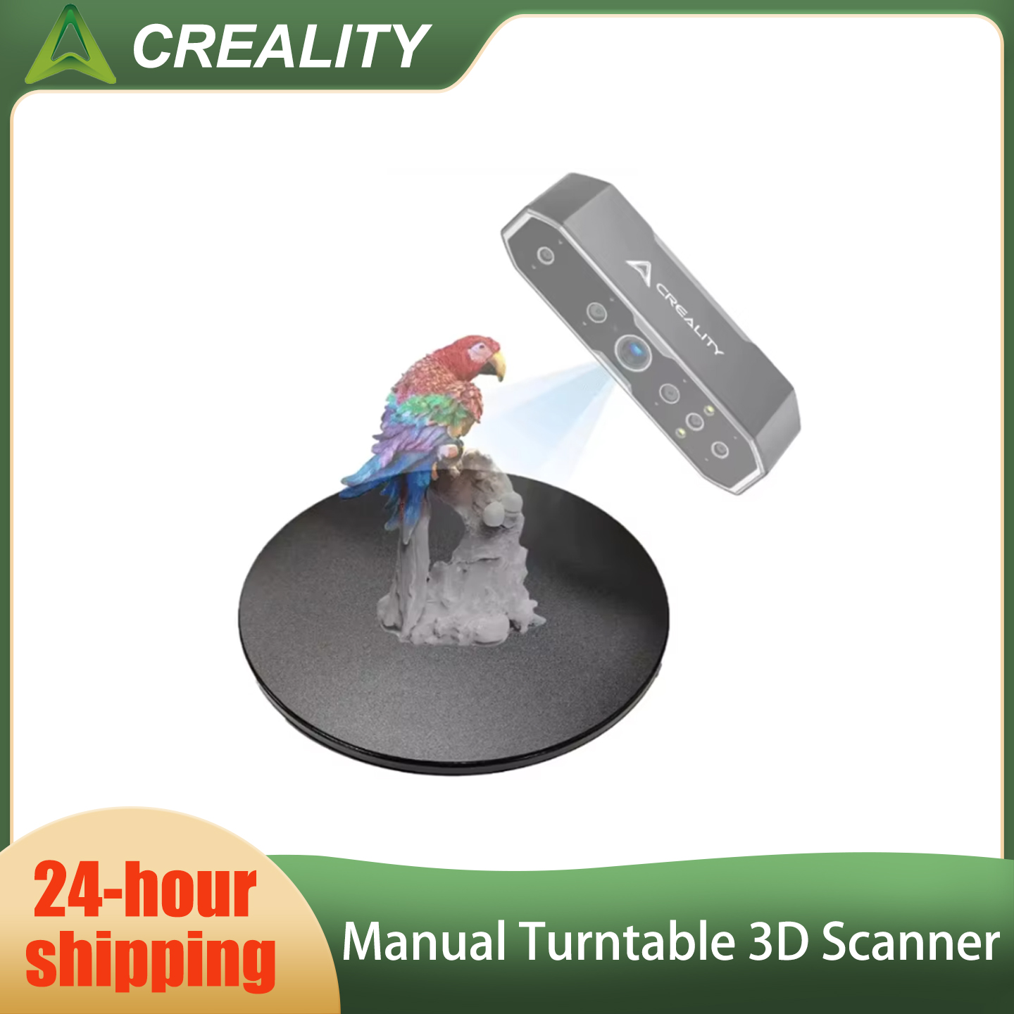 Creality オリジナル 3D スキャナ手動ターンテーブルキット CR-Scan カワウソ/ラプター/フェレット 3D スキャナ部品アクセサリー
