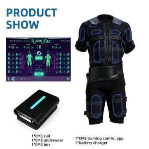 ウェット電極付きのカスタムOEM全身EMSトレーニングウェア。プロ仕様のフィットネスウェアで、ジムでの使用に適しています。