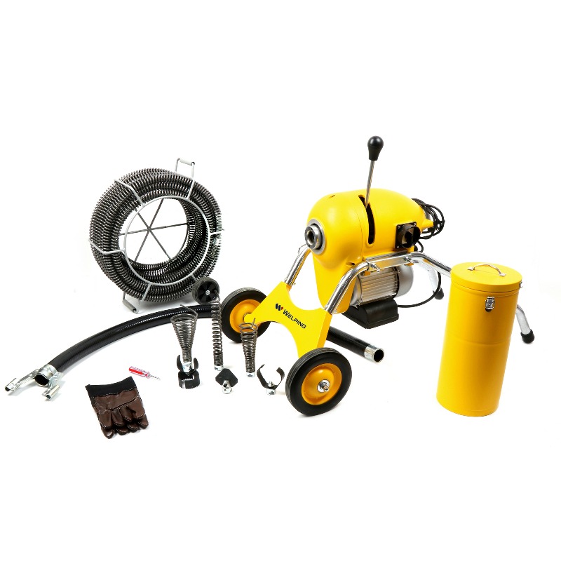 【From China】Plumbing Equipment Unclogging Cleaner – Red Electric Drain Pipe Cleaning Machine