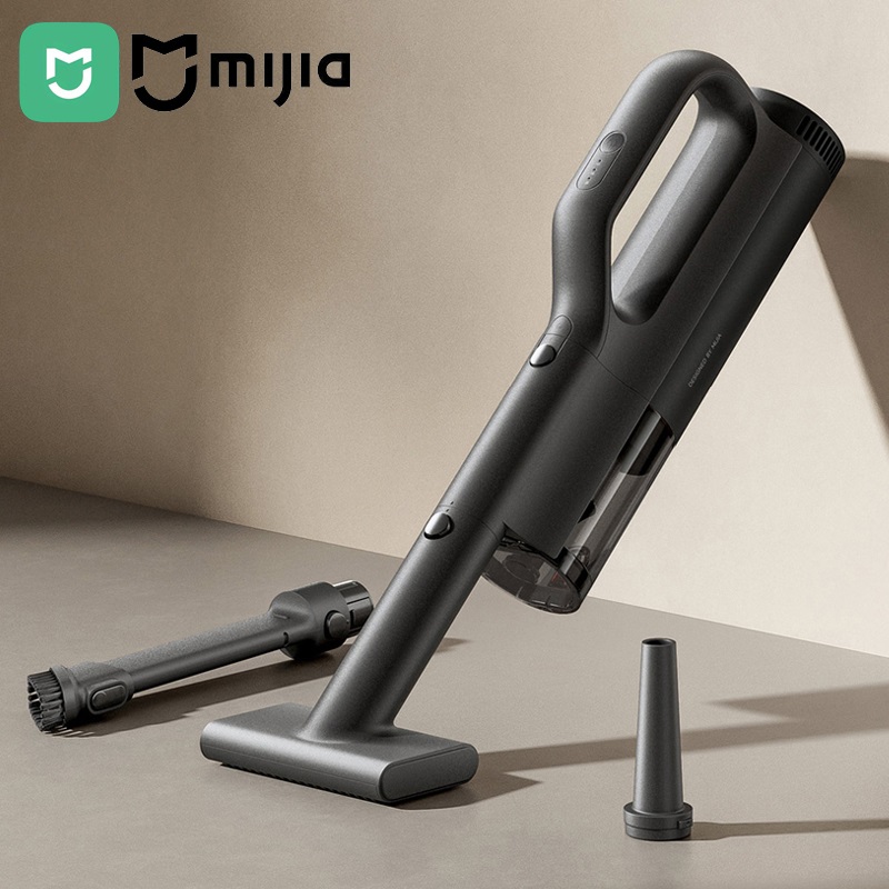 Mijia 車用掃除機 21kPa 吸引 Type-C 充電 5 段階濾過 2400mAh 家庭用ワイヤレス掃除機 洗える
