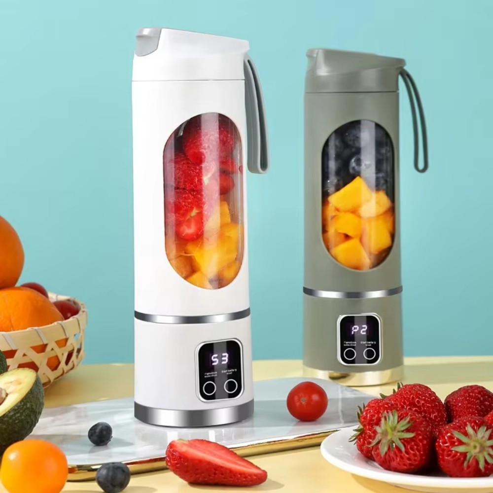 450 ミリリットルポータブルジューサーカップ 12 ブレード USB 充電式ワイヤレスブレンダー 3 ギアアイスクラッシャー食品グレードミキサーホームトラベルジム用