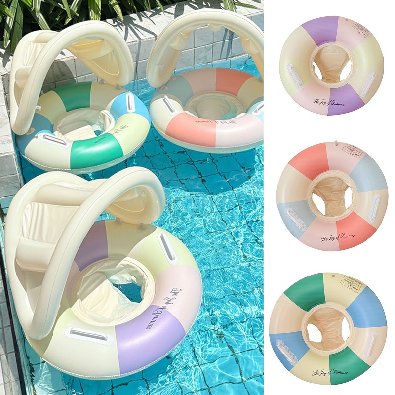 1pc Outdoor Sport Inflatable Swimming Ring PVC Swim Circle Pool Float Seat
