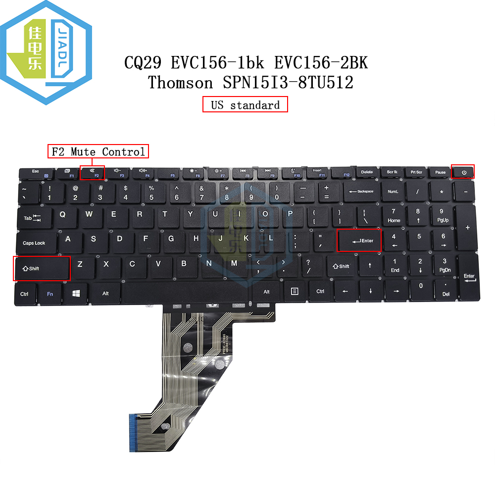 米国英語キーボード Compaq Presario CQ-29 CQ29 EVOO EVC156-1BK EVC156-2BK SPN15I3-8TU512 MB3661022 キーボード/Teclado 新しい