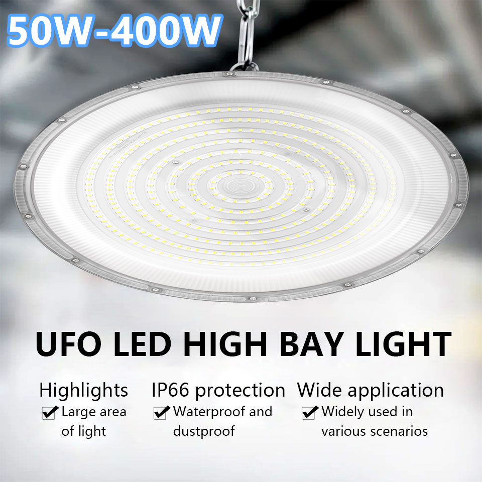 LED ハイベイライト 50 ワット 100 ワット 150 ワット 200 ワット 300 ワット 400 ワット超高輝度 UFO 防水商業産業市場倉庫ガレージ