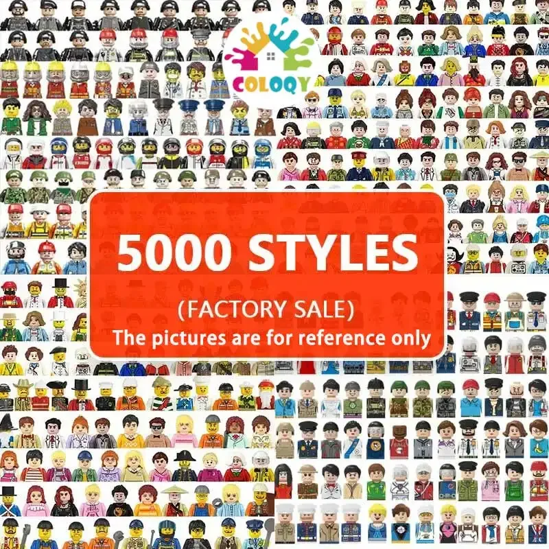 子供のおもちゃのブロック 50-200 個ランダム Norepat ミニシティ人形映画のキャラクター労働者警察忍者とその他のおもちゃギフトシリーズ