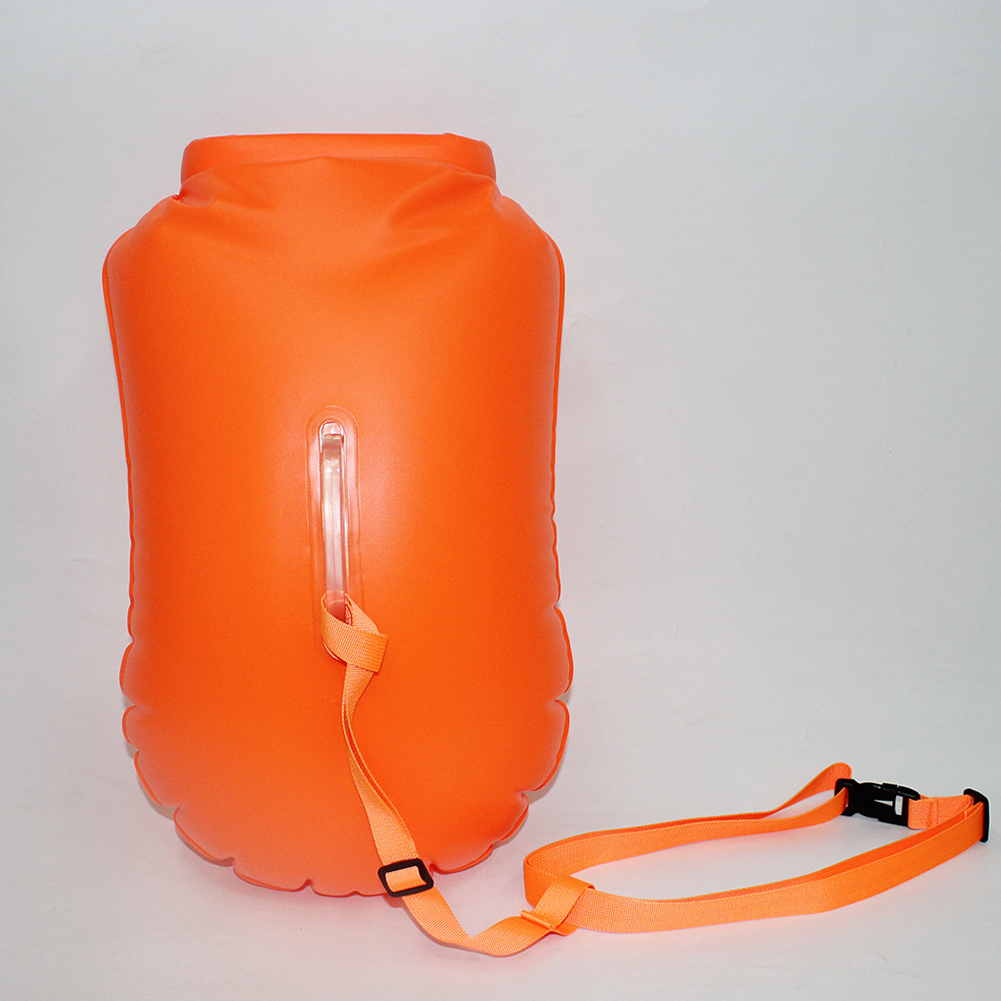 20L 防水ドライバッグ PVC インフレータブル安全水泳ブイベルト付き 12 キロ浮力軽量ウォータースポーツ用