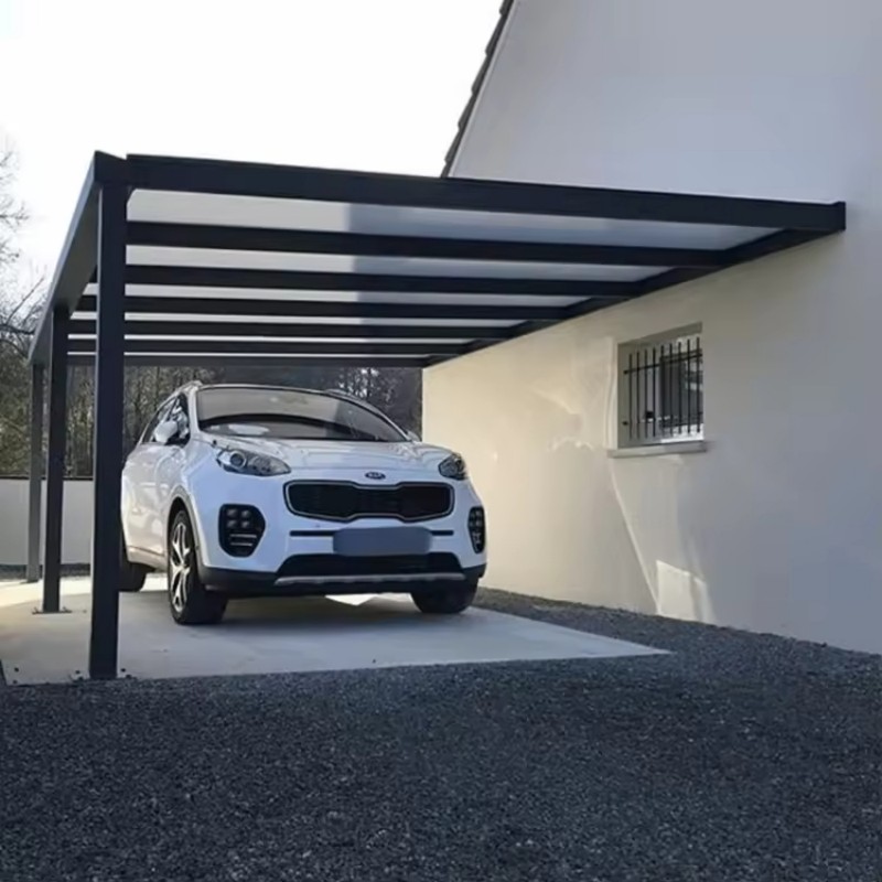 2026 新しい屋外アルミカーポートキット簡単 DIY 組み立て UV 耐性屋根ヘビーデューティ耐候性抗腐食シェルター