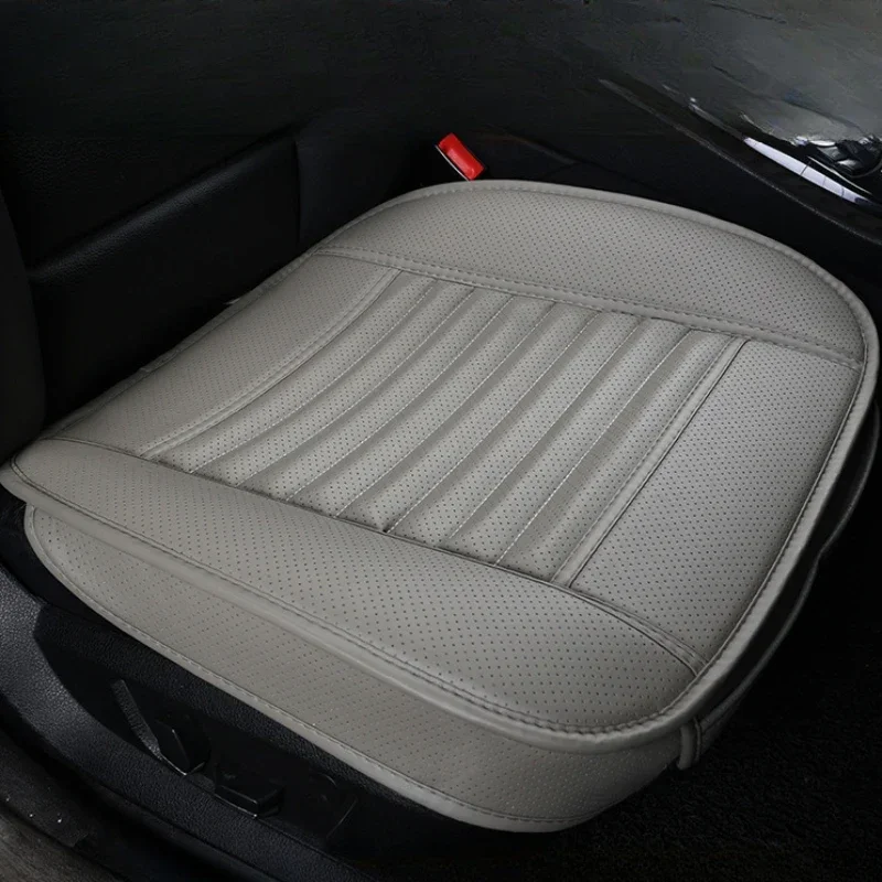ユニバーサルカーシートカバー通気性 Pu レザーパッドマット自動車椅子クッション車のフロントシートカバー四季アンチスリップマット