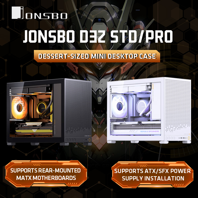 JONSBO D32 PRO /STD デスクトップ PC MATX ゲーミングサイド透明オフィスビジネスケース ATX 電源 240 液体冷却