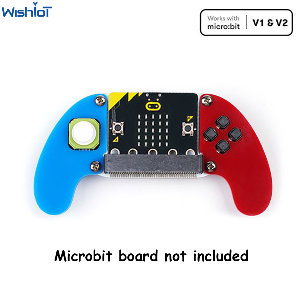 ELECFREAKS Micro:bit 電子ジョイスティック:bit V2 キット アクリルケース ゲームボード ゲームコントローラー Microbit コンソールサポート Makecode