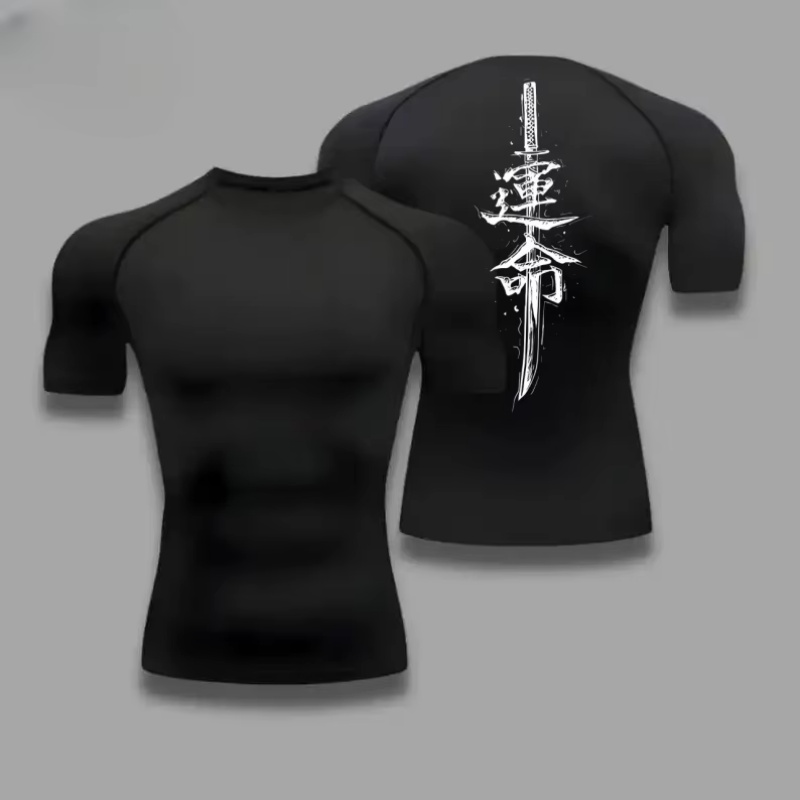 メンズ 圧縮シャツ スポーツ 速乾 フィットネス Tシャツ タイト 吸汗性 ジョギング サイクリング アウトドア 8色 半袖