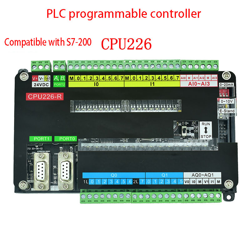 PLC 産業用制御ボード S7-200 国内 CPU226cn シンプルプレートモジュールアナログ 16 入力 14 出力 DC24V プログラマブルコントローラ
