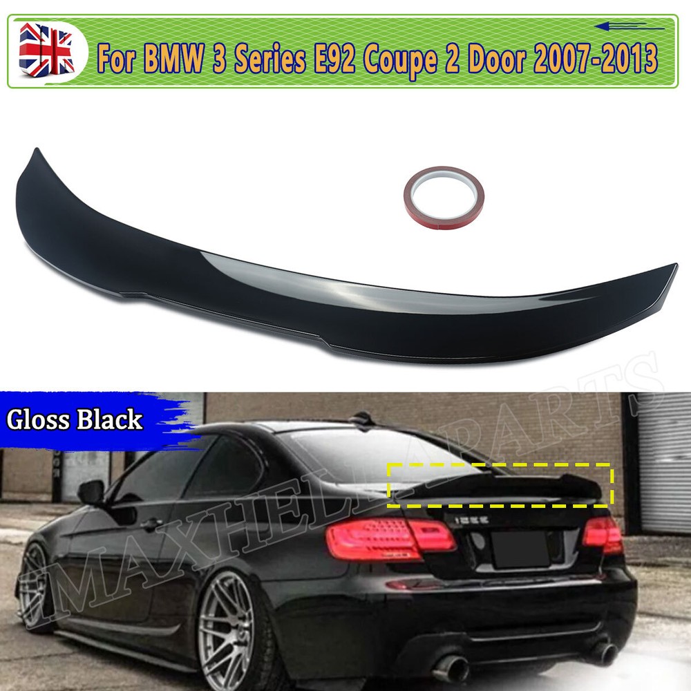 リアブーツトランクリップスポイラー BMW 3 シリーズ E92 クーペ 320d 335d 316i 335i 2006-2013 テールルーフスポイラーダックテール PSM スタイルウィング