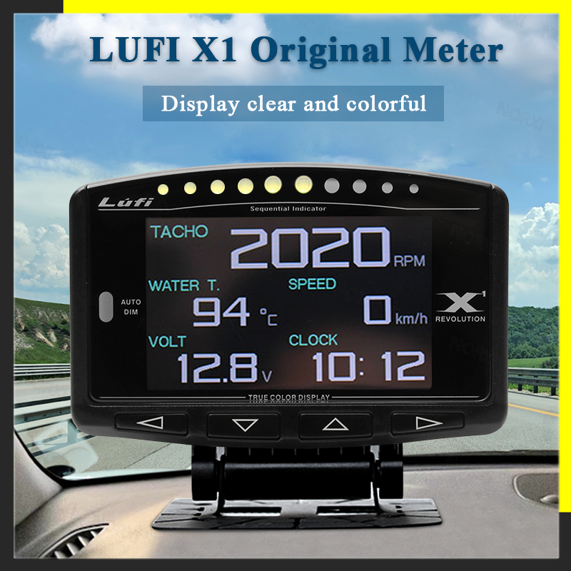 オリジナル Lufi X1 革命 OBD OBD2 メータースマートデジタルマルチ英語バージョンゲージ車用