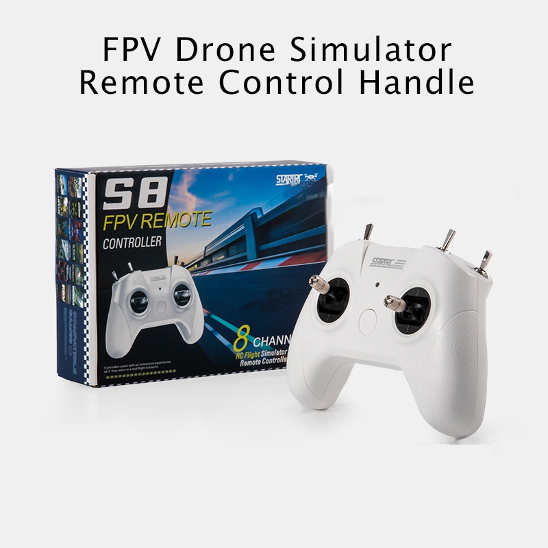 RC フライト シミュレーター リモート コントローラー 8CH サポート リフトオフ/DRL/AI ドローン/フリーライダー/スカイダイブ/FPV ワールドワイド/ロジック初心者トレーニング