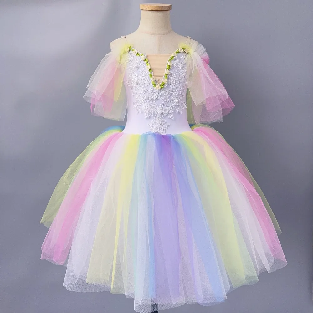 レオタード女の子ドレスバレエチュチュダンスウェア子供服子供服パーティープリンセスファッションステージ衣装パフォーマンス