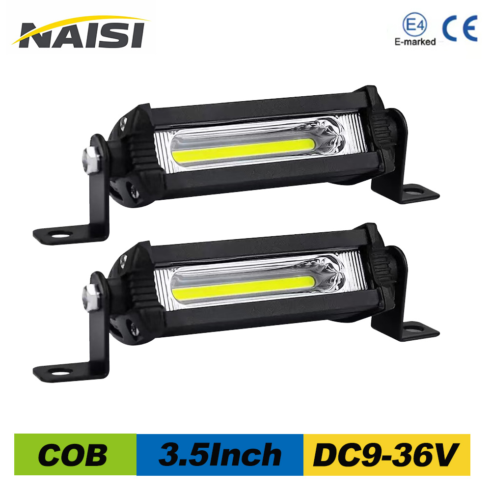 ミニ 4.5 インチ COB ワークライト LED 12v コンボビームオフロード運転 LED ライトバーオフローダートラックジープ ATV SUV トラクターオートバイ用