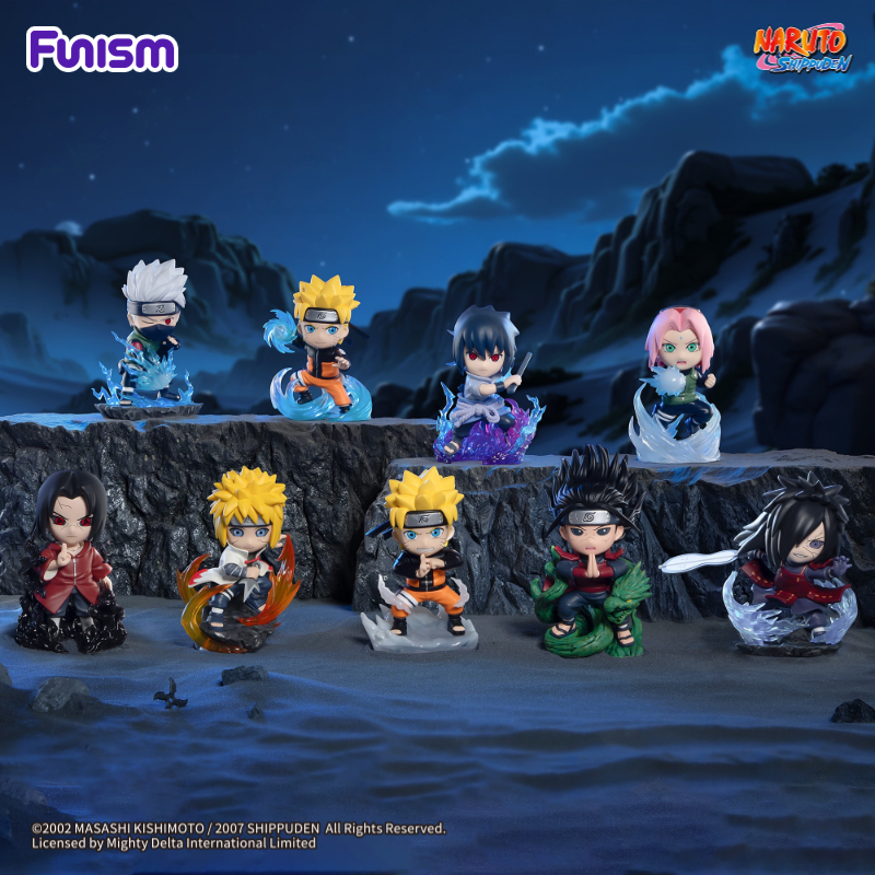 FUNISM NARUTO -ナルト- 疾風伝クロニクルズ大忍者戦争シリーズブラインドボックス Vol.1 フィギュアかわいいギフト子供の誕生日パーティーシリーズ