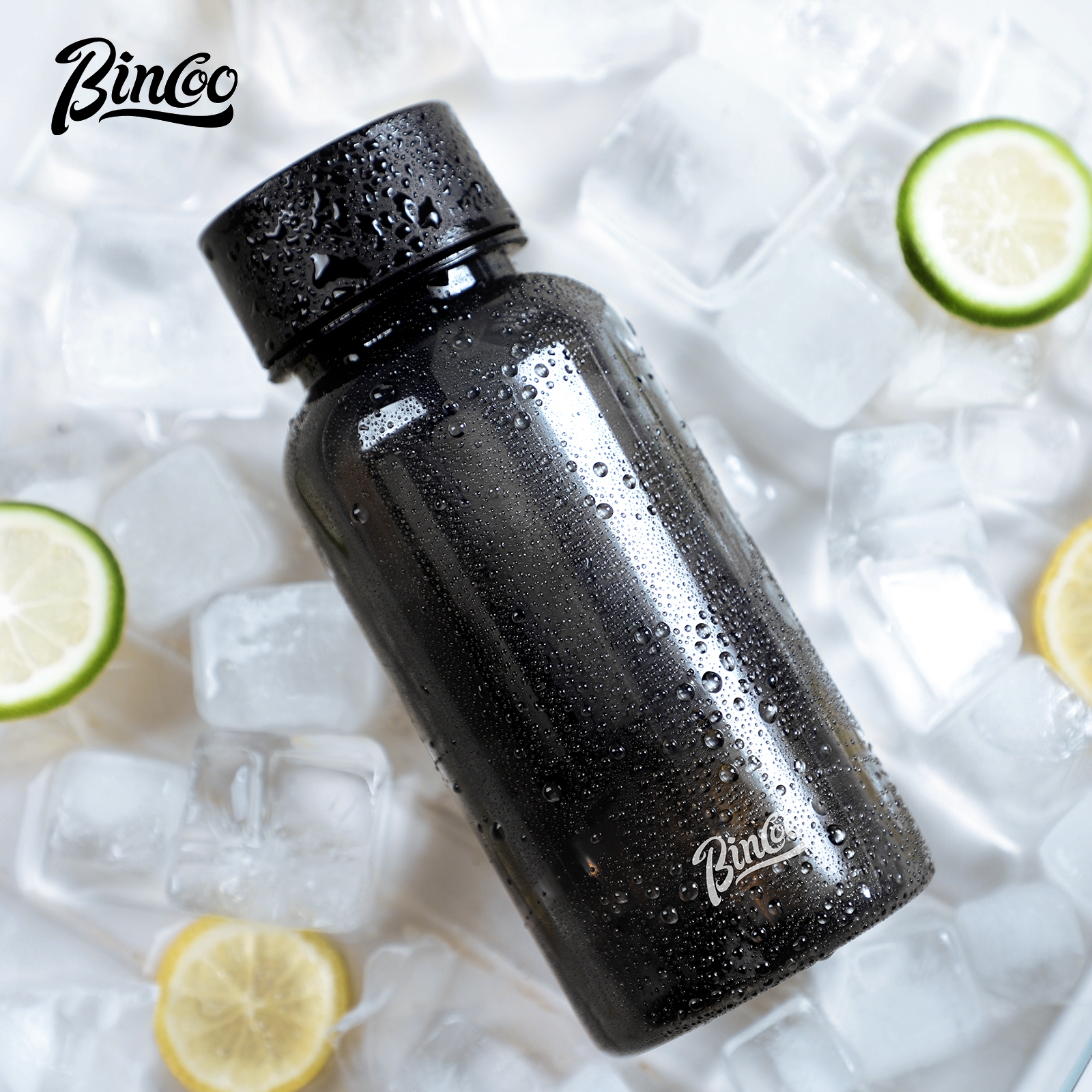 Bincoo 600ml 水出しコーヒーティーメーカー 300メッシュフィルター付き 漏れ防止アイスドリンクトラベルタンブラー BPAフリートライタン素材