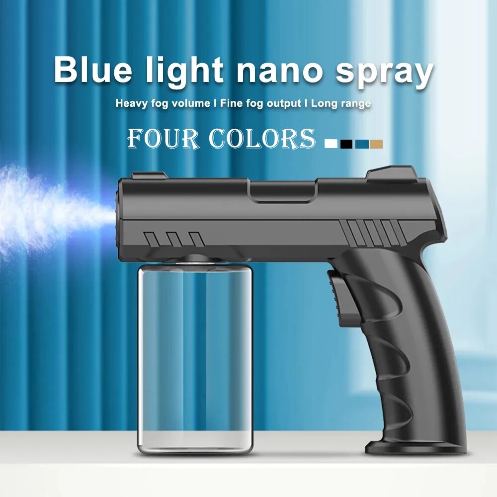 2026 理髪噴霧器ボトル USB ナノブルーライトスチームスプレーガーデンハウスじょうろ新しいスタイルワイヤレス噴霧器 280 ミリリットル