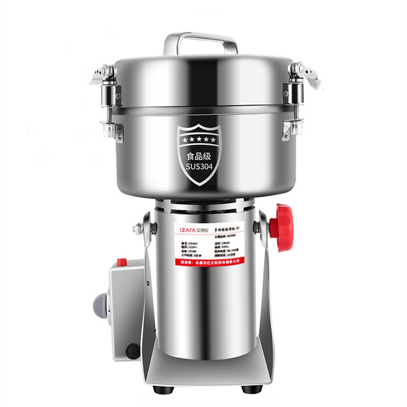 110 V/220 V 2500 グラム粉末機グラインダー家庭用商業薬用ハーブシリアルスパイス雑穀小麦粉グラインダー 4500 ワット