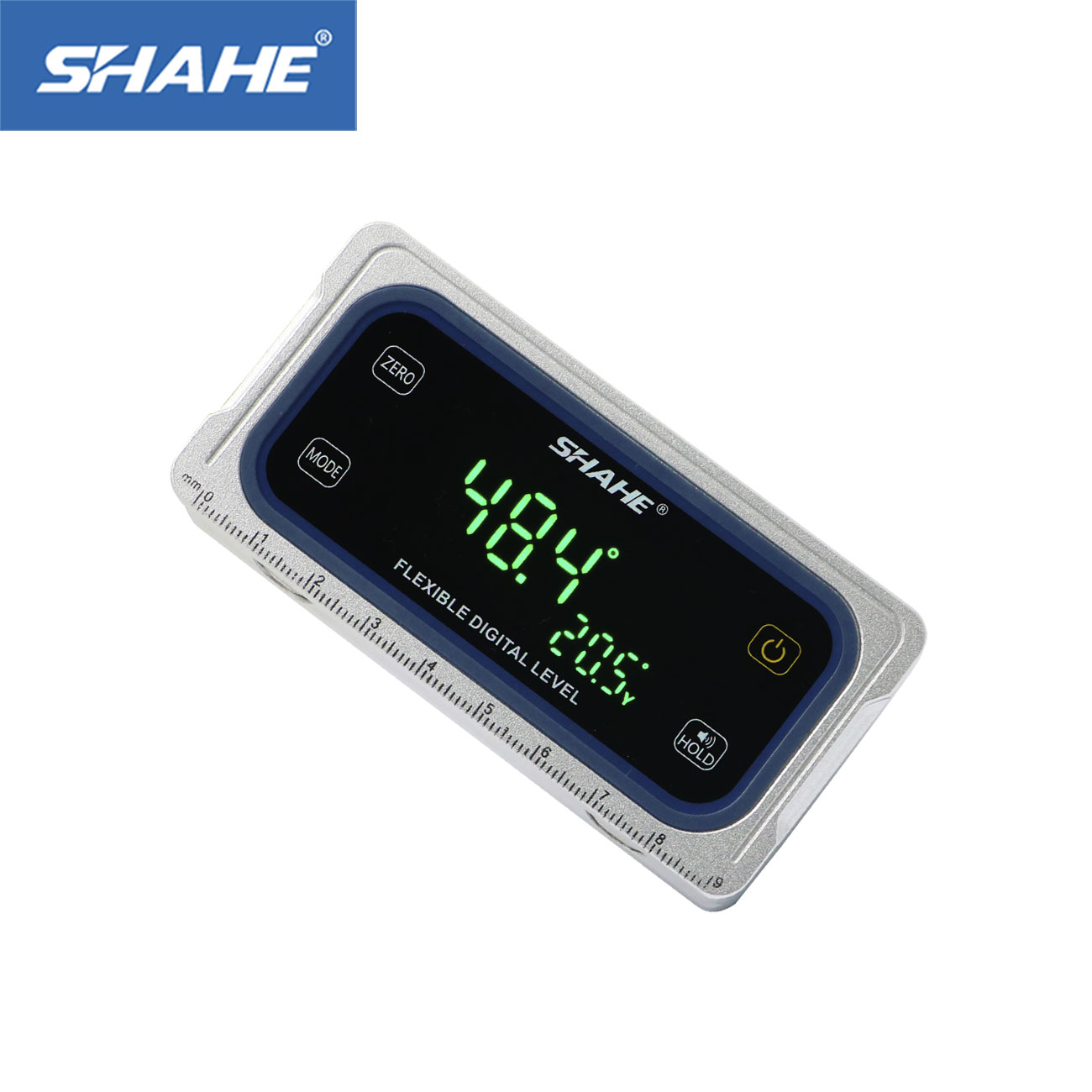 SHAHE 2 軸デジタル角度ファインダー磁気テーブルソー角度ファインダーツールデジタル分度器ベベルレベルゲージバックライト付き