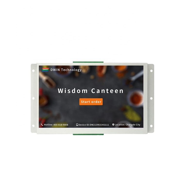 2026 DWIN 7 インチ 800*480 HMI タッチ スクリーン、16.7M 色、スマート LCD モジュール UART ディスプレイ DMG80480L070_01WTR